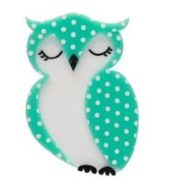 Erstwilder FF22 Olive Owl Brooch