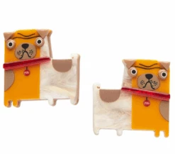 Erstwilder Terry Runyan Order Of The Pug Hair Clips Set