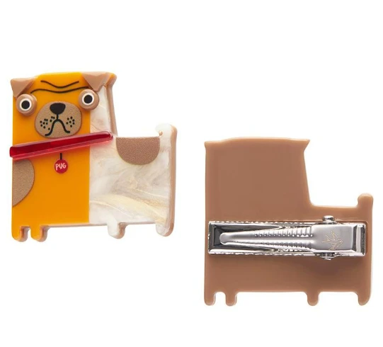 Erstwilder Terry Runyan Order Of The Pug Hair Clips Set 2 Erstwilder Terry Runyan Order Of The Pug Hair Clips Set - Image 2