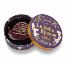 Erstwilder La Belle Epoque Painted Shell Brooch -Fashion Shoe Store PaintedShell2