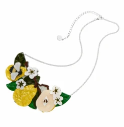 Erstwilder Botanical Fruit Compare The Pear Statement Necklace -Fashion Shoe Store PearNL3