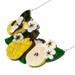 Erstwilder Botanical Fruit Compare The Pear Statement Necklace -Fashion Shoe Store PearNL4
