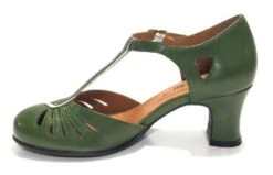 Rock N Dot Daphne Kiwi With Rose Trim -Fashion Shoe Store PerugiaKiwi4