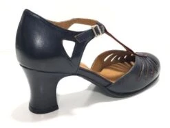 Rock N Dot Daphne Touch Deep With Burgandy Trim -Fashion Shoe Store PerugiaNavy3