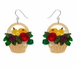 Erstwilder Botanical Fruit Picnic Party Starter Drop Earrings