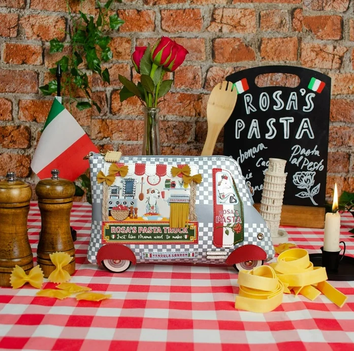 Vendula Rosas Pasta Truck Pouch Bag 2 Vendula Rosas Pasta Truck Pouch Bag - Image 2