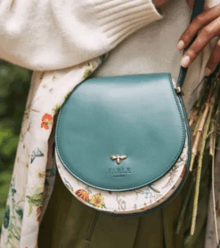 Fable England Pumpkin Green Saddle Bag -Fashion Shoe Store PumpkinSaddle5