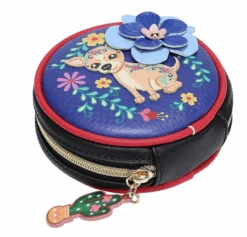 Vendula Mexican Garden Round Coin Purse -Fashion Shoe Store RoundCoin5