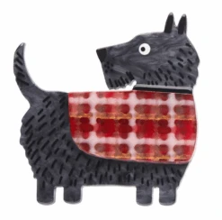 Erstwilder Terry Runyan Scottie Love Brooch