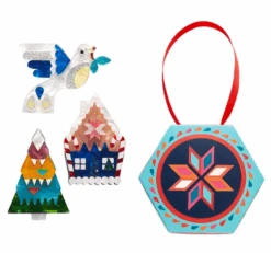 Erstwilder Modern Holiday Mystery Mini Brooch Set Of 3