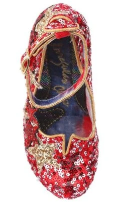 Irregular Choice Shooting Star Red -Fashion Shoe Store ShootingRD1