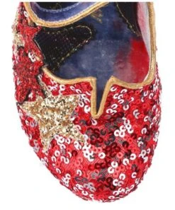 Irregular Choice Shooting Star Red -Fashion Shoe Store ShootingRD2