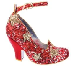 Irregular Choice Shooting Star Red -Fashion Shoe Store ShootingRD3