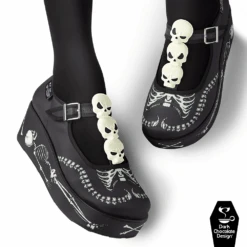 Hot Chocolate Design Skeletons Under Your Bed -Fashion Shoe Store Skeletons5