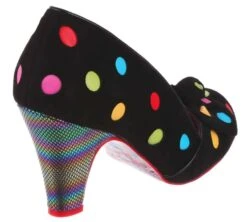 Irregular Choice Spot The Dot Black -Fashion Shoe Store SpotBK3