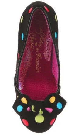 Irregular Choice Spot The Dot Black -Fashion Shoe Store SpotBK4