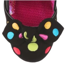 Irregular Choice Spot The Dot Black -Fashion Shoe Store SpotBK5