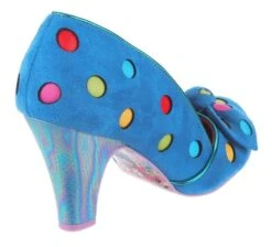 Irregular Choice Spot The Dot Blue -Fashion Shoe Store SpotBL3
