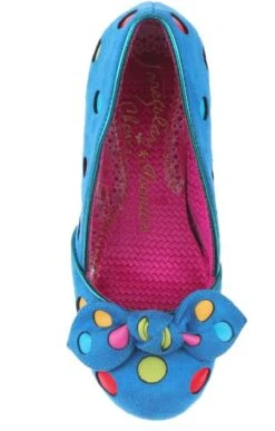 Irregular Choice Spot The Dot Blue -Fashion Shoe Store SpotBL4
