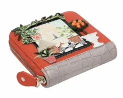 Vendula Orangery Square Wallet -Fashion Shoe Store SqWall6