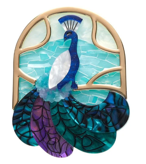 Erstwilder La Belle Epoque Stile Liberty Brooch 1 Erstwilder La Belle Epoque Stile Liberty Brooch