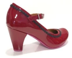 Cristofoli Autumnal Tania Deep Red Patent -Fashion Shoe Store TaniaDR4