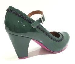 Cristofoli Tania Patent Dark Green 7 Cristofoli Tania Patent Dark Green -Fashion Shoe Store TaniaGN3