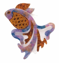 Erstwilder La Belle Epoque Thin Gold Wings Brooch