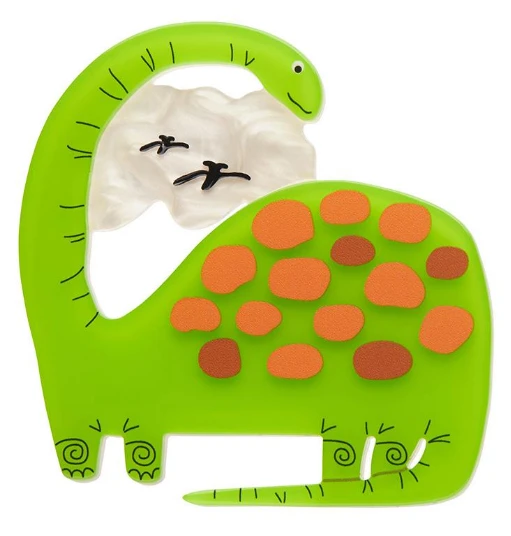 Erstwilder Terry Runyan Thunder Lizard Brooch 1 Erstwilder Terry Runyan Thunder Lizard Brooch