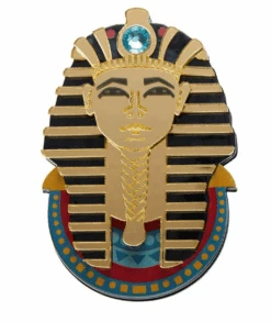 Erstwilder Egyptian Revival The Boy Kind Tutankhamun Brooch
