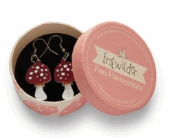 Erstwilder Twinning Toadstools Drop Earrings -Fashion Shoe Store TwinningDrop2