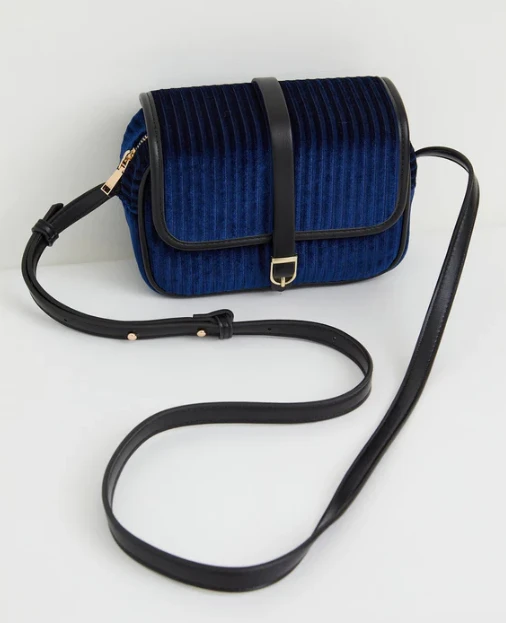 Fable England Vivianne Velvet Camera Bag Sapphire Blue 1 Fable England Vivianne Velvet Camera Bag Sapphire Blue