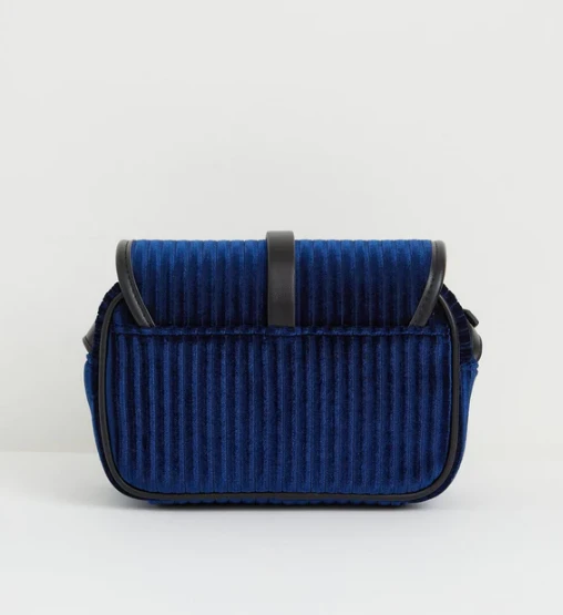 Fable England Vivianne Velvet Camera Bag Sapphire Blue 3 Fable England Vivianne Velvet Camera Bag Sapphire Blue - Image 3