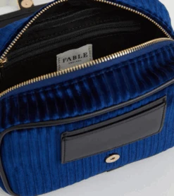 Fable England Vivianne Velvet Camera Bag Sapphire Blue 8 Fable England Vivianne Velvet Camera Bag Sapphire Blue -Fashion Shoe Store VivianneBag4