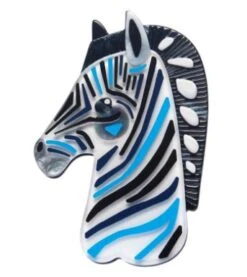 Erstwilder Pete Cromer Wildlife The Zealous Zebra Brooch