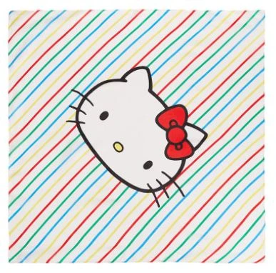Erstwilder Sanrio Hello Kitty Rainbow Head Scarf 2 Erstwilder Sanrio Hello Kitty Rainbow Head Scarf - Image 2